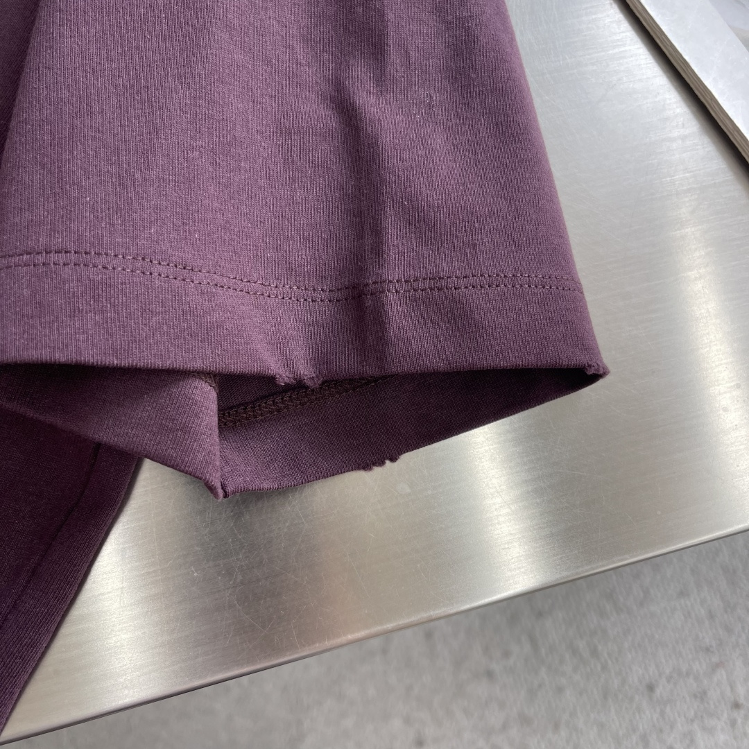 -CH 克罗心 2026春夏系列短袖T恤码数：M-5XL 微阔版型绒感双纱面料。面料表面罗马棉 工艺肌理