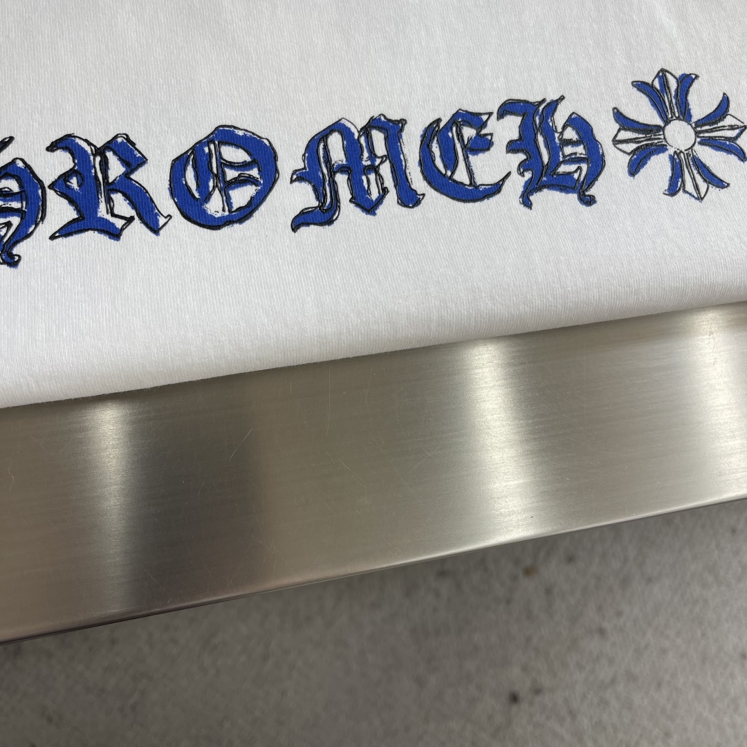 -CH 克罗心 2026春夏系列短袖T恤码数：M-5XL 微阔版型绒感双纱面料。面料表面罗马棉 工艺肌理