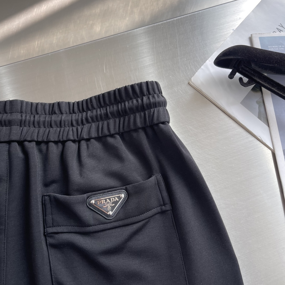 -PRAD 男士休闲裤最新款上身版型无敌正！绝对可以闭眼收的一款此款裤子非常百搭，弹力腰围,日常上班 户