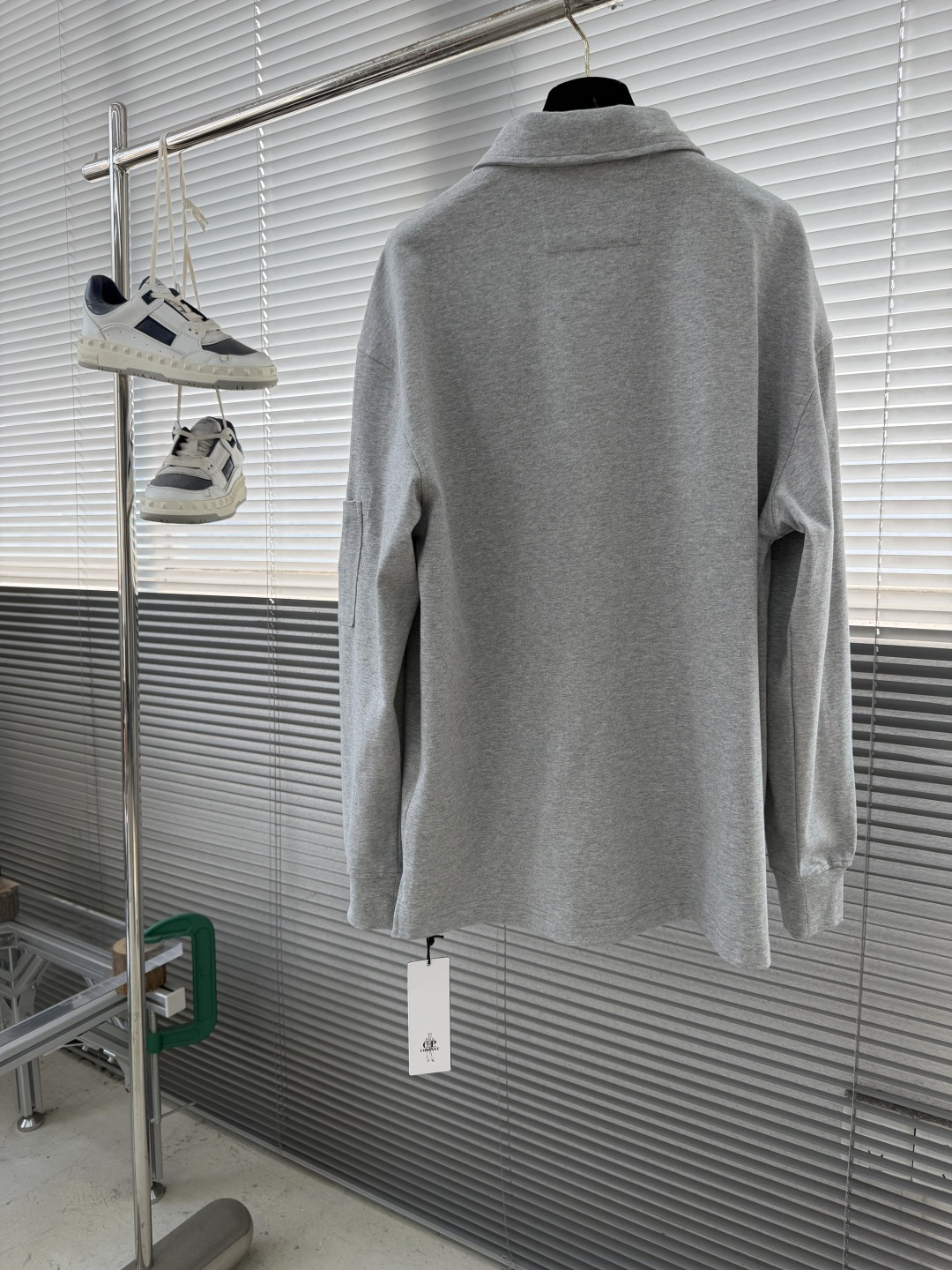 -CP 翻领卫衣材质 棉尺码：S-XXL SM L XL 2XL衣长 6870 7274 76胸围 54