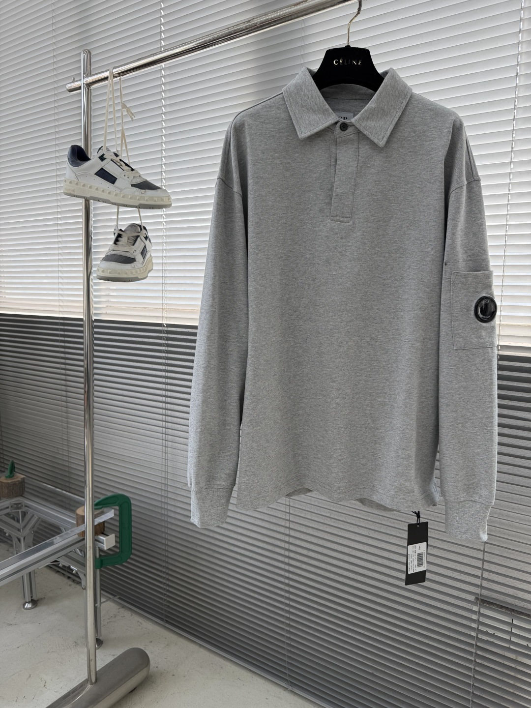 -CP 翻领卫衣材质 棉尺码：S-XXL SM L XL 2XL衣长 6870 7274 76胸围 54