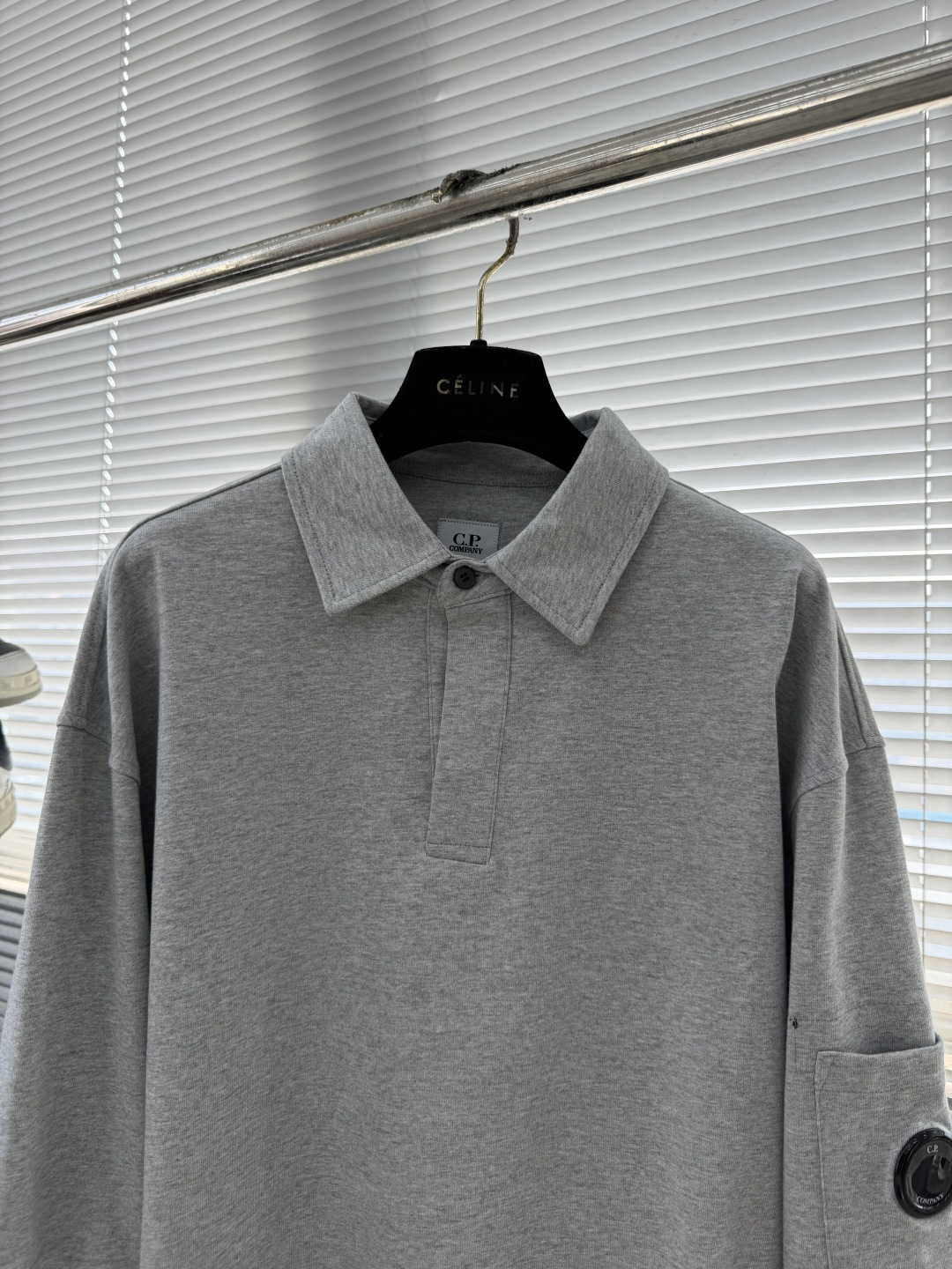 -CP 翻领卫衣材质 棉尺码：S-XXL SM L XL 2XL衣长 6870 7274 76胸围 54