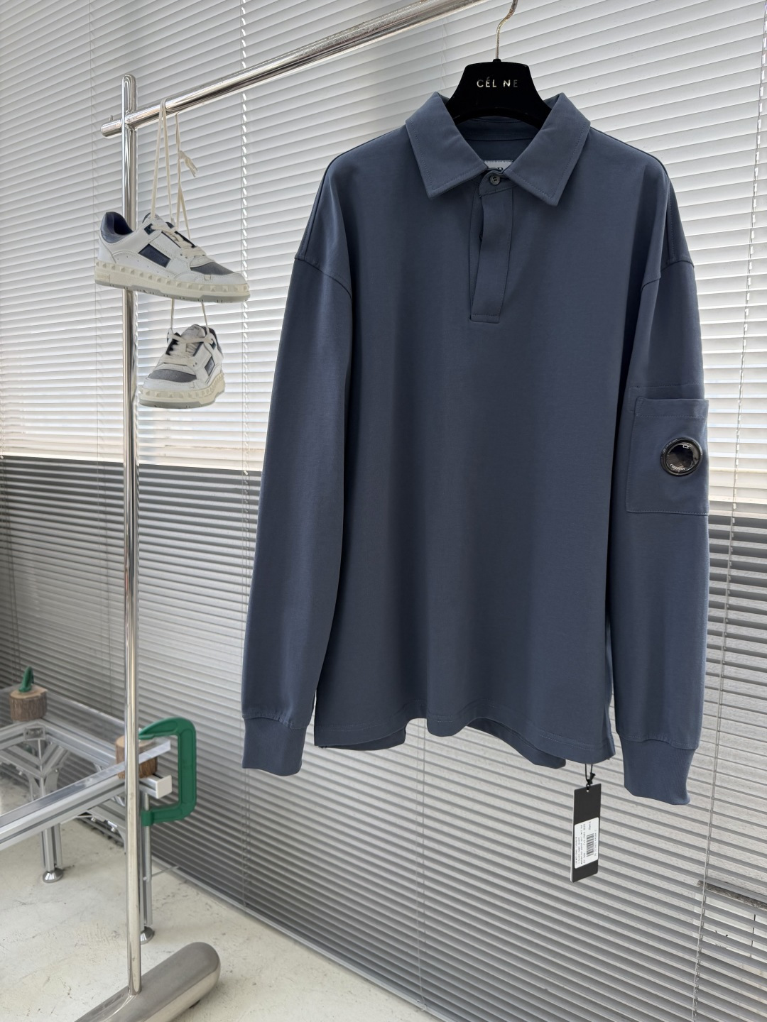 -CP 翻领卫衣材质 棉尺码：S-XXL SM L XL 2XL衣长 6870 7274 76胸围 54