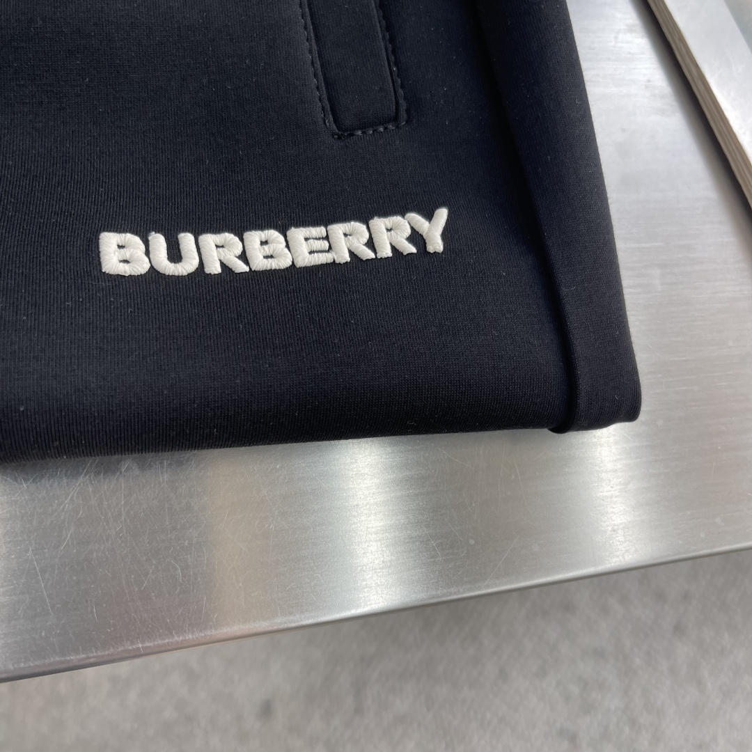 -BBR 2026春夏新款铜氨丝莫代尔空气层休闲卫裤，裤身上刺绣标志性品牌标识，客供定制品牌刻印五金配件