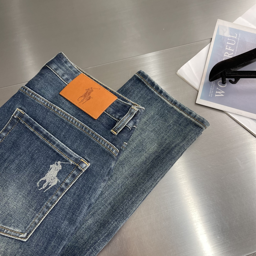 -RaLoro Pianah Lauren 高品质牛仔裤， 品牌logo标志性图案 浓浓的街头美式风，非