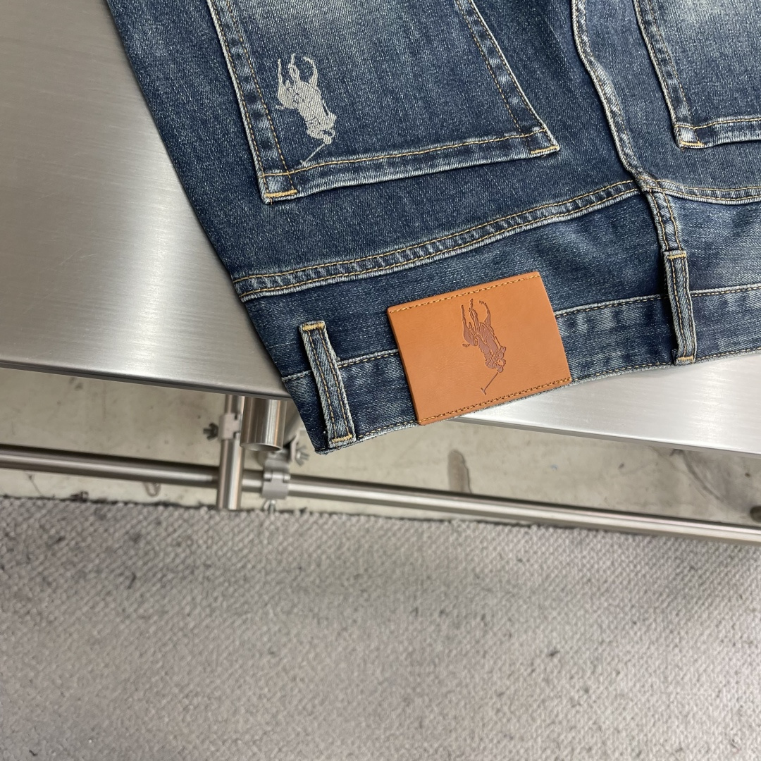 -RaLoro Pianah Lauren 高品质牛仔裤， 品牌logo标志性图案 浓浓的街头美式风，非