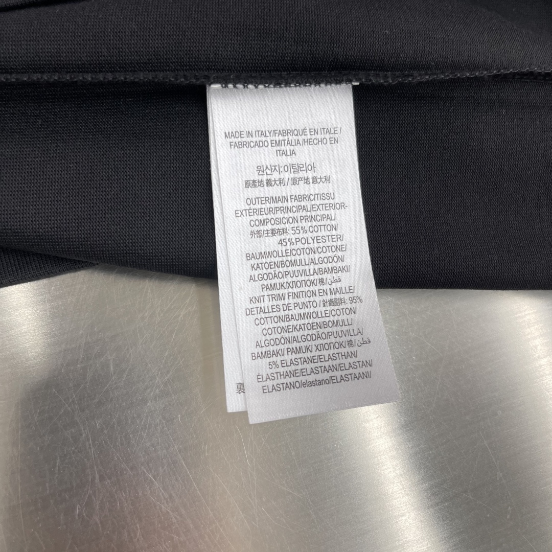 -Balenciag 2026春夏新款短袖T恤定制纯棉字母logo贴布印花 码数：M L XL XXL