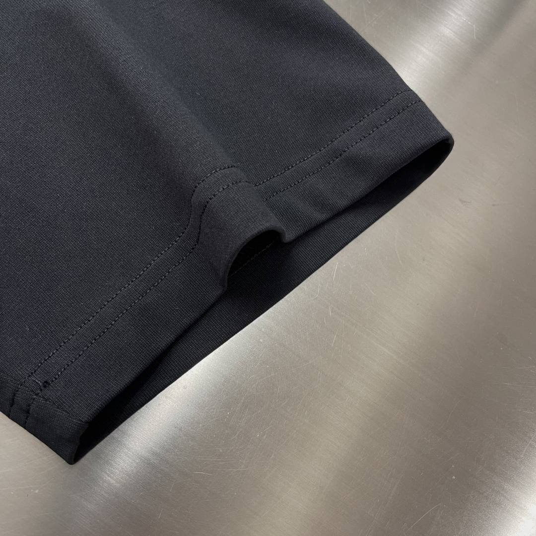 -Balenciag 2026春夏新款短袖T恤定制纯棉字母logo贴布印花 码数：M L XL XXL