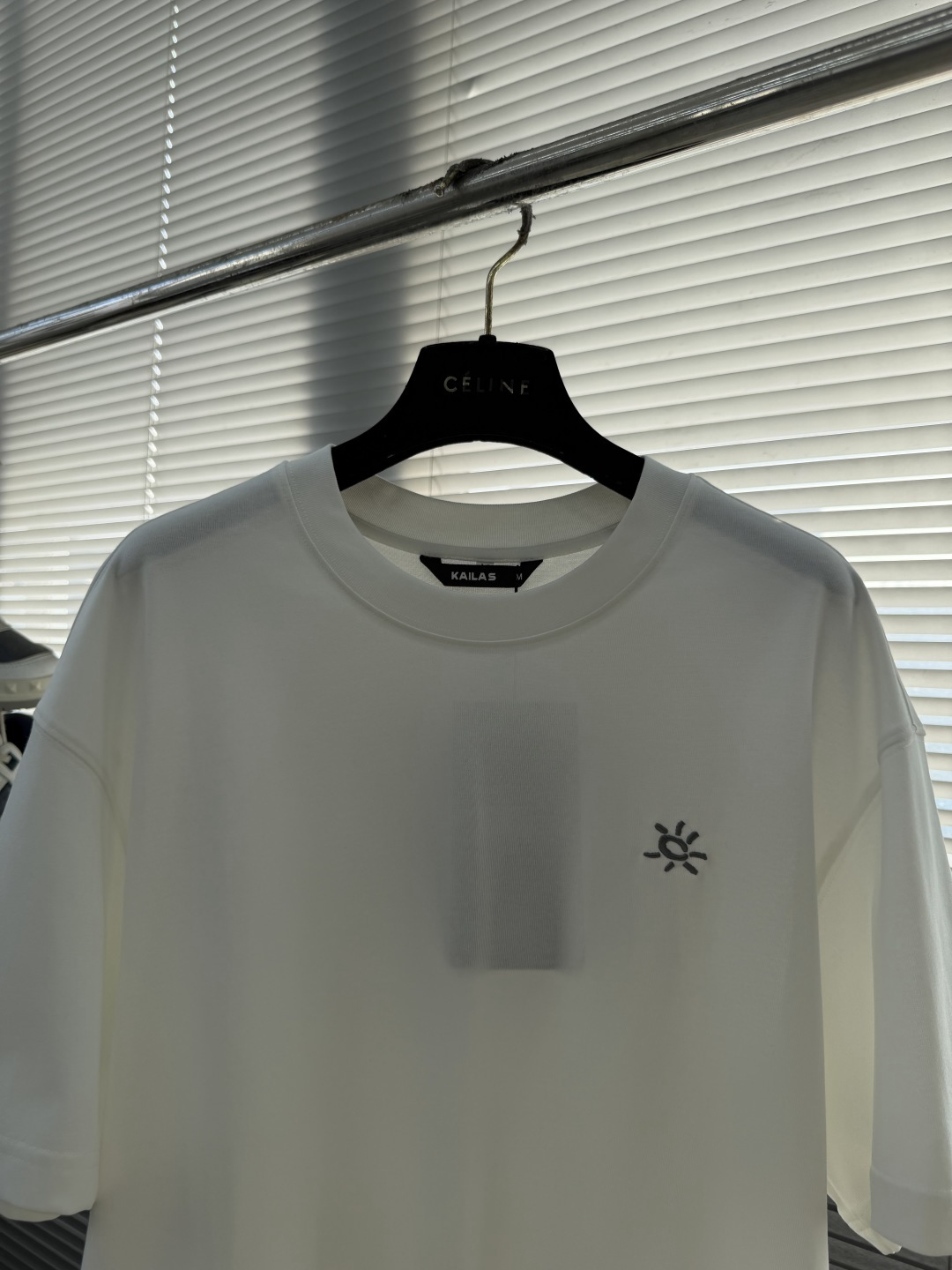 -KAILAS 2026春夏新款短袖T恤定制纯棉字母logo刺绣码数：M L XL XXL