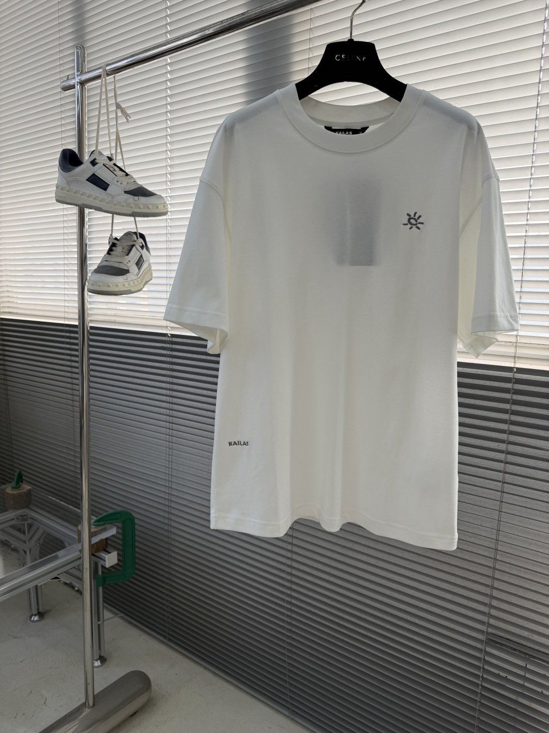 -KAILAS 2026春夏新款短袖T恤定制纯棉字母logo刺绣码数：M L XL XXL