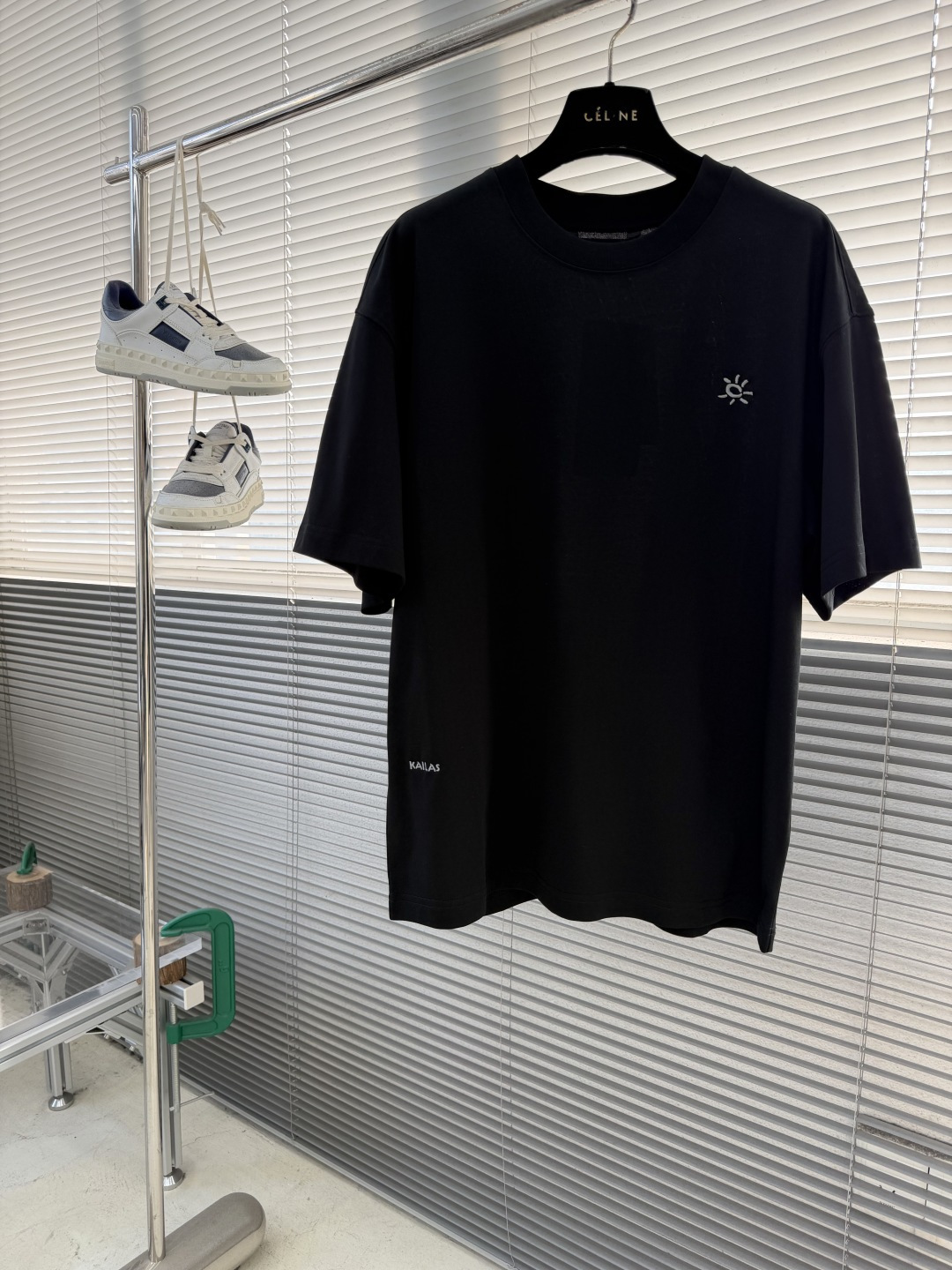 -KAILAS 2026春夏新款短袖T恤定制纯棉字母logo刺绣码数：M L XL XXL