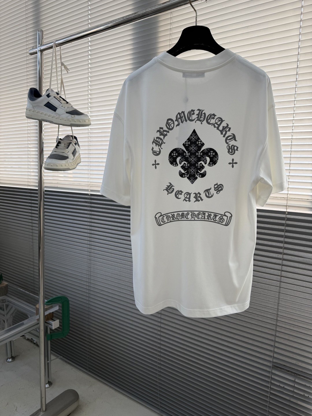 -CH 克罗心 2026春夏新款短袖T恤定制纯棉字母logo贴布印花码数：M L XL XXL