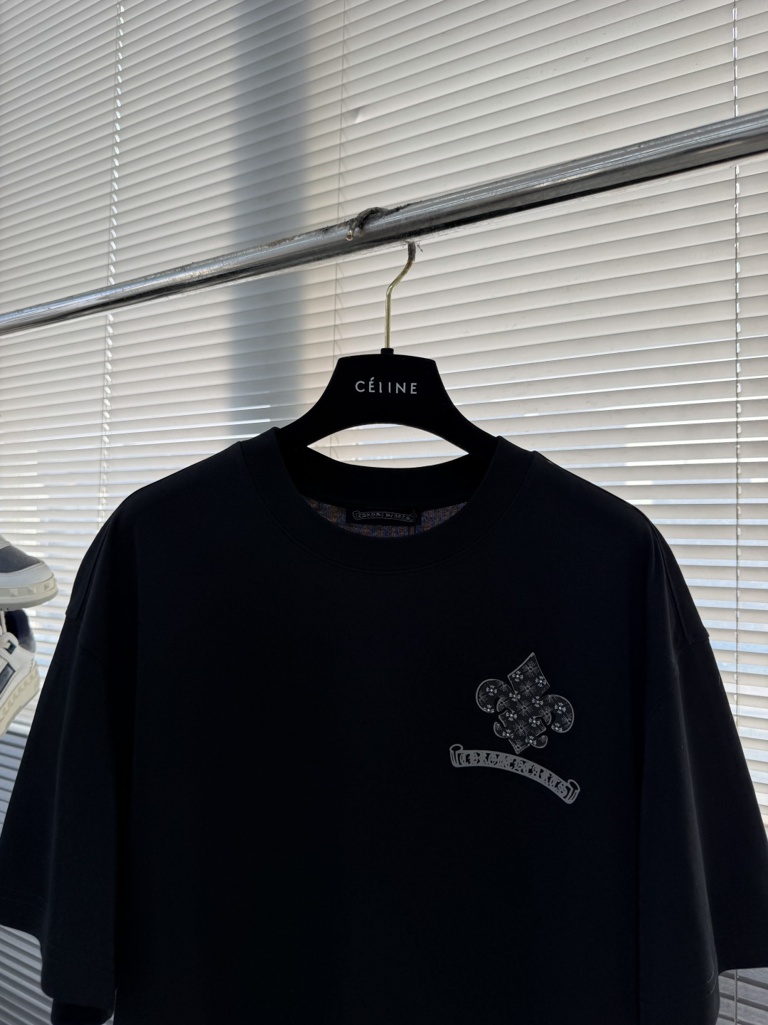 -CH 克罗心 2026春夏新款短袖T恤定制纯棉字母logo贴布印花码数：M L XL XXL