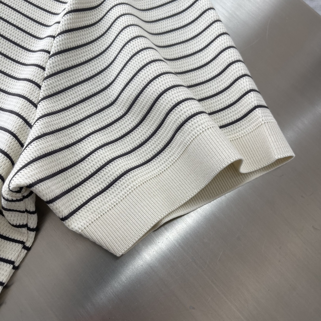 -BC 26春夏新款起脚POLO原版定制 面料选用网眼谷波棉 轻薄透气 上身丝滑舒适 高端大气经典百搭 