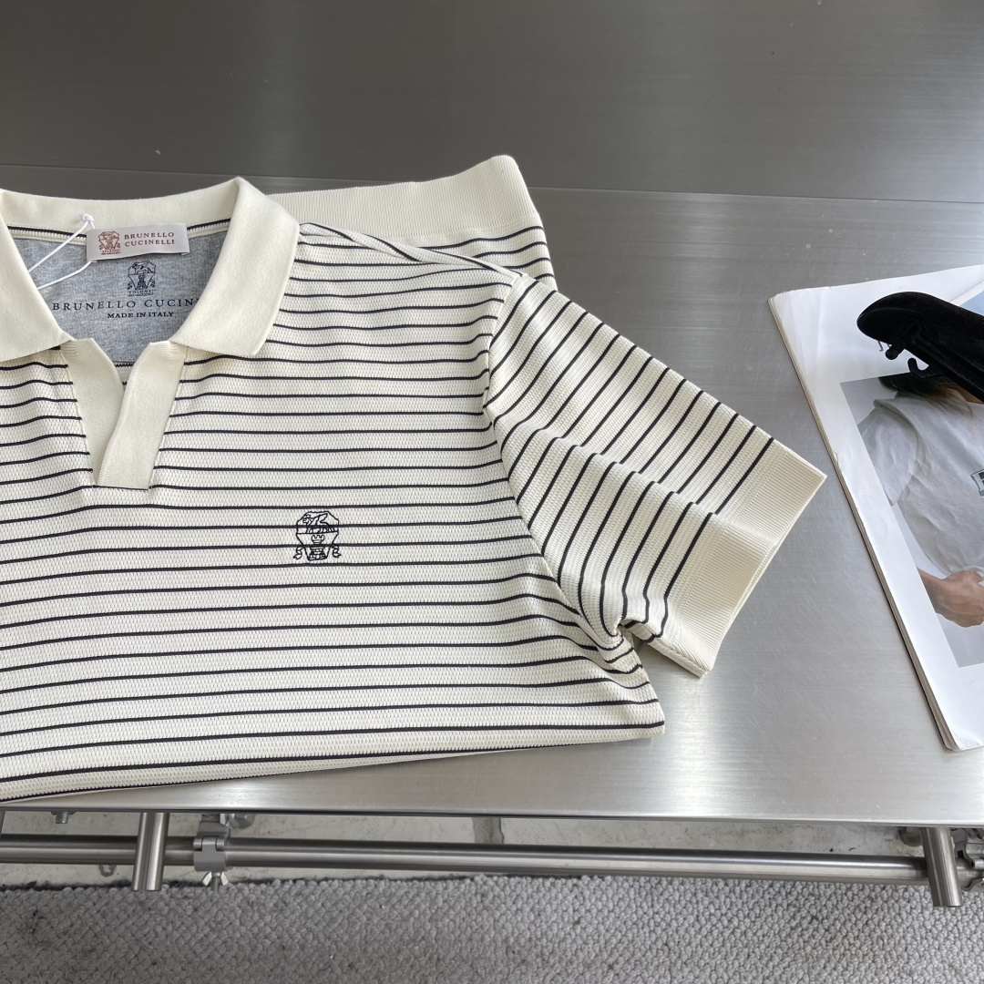 -BC 26春夏新款起脚POLO原版定制 面料选用网眼谷波棉 轻薄透气 上身丝滑舒适 高端大气经典百搭 