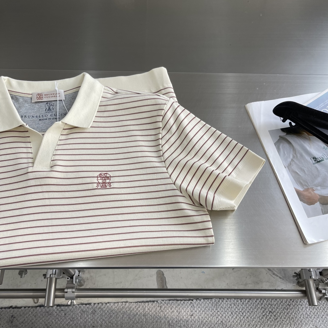 -BC 26春夏新款起脚POLO原版定制 面料选用网眼谷波棉 轻薄透气 上身丝滑舒适 高端大气经典百搭 