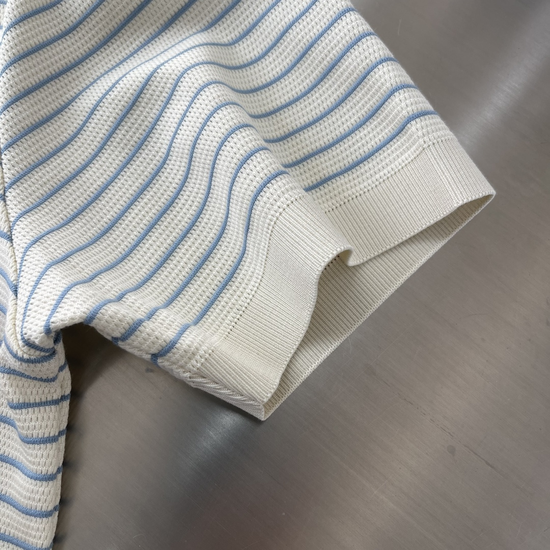 -BC 26春夏新款起脚POLO原版定制 面料选用网眼谷波棉 轻薄透气 上身丝滑舒适 高端大气经典百搭 