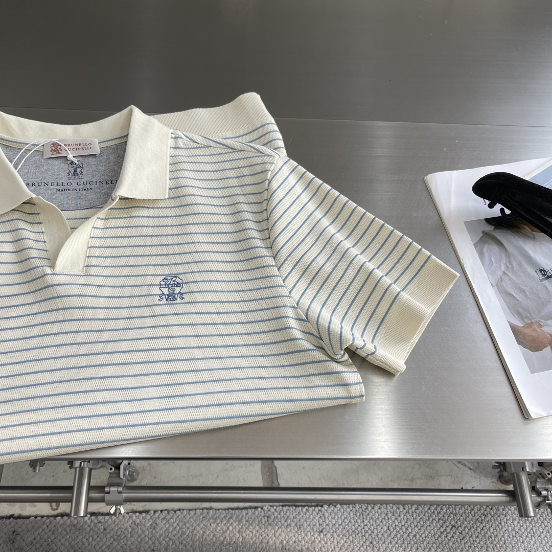 -BC 26春夏新款起脚POLO原版定制 面料选用网眼谷波棉 轻薄透气 上身丝滑舒适 高端大气经典百搭 