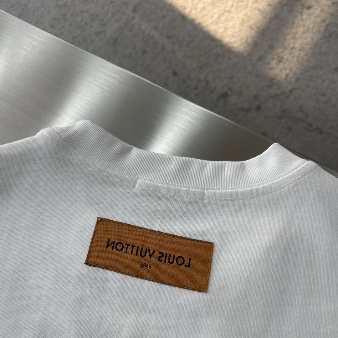 -驴牌 MONOGRAM 刺绣‼️短袖T恤刺绣Logo T恤 夏日衣橱的担当，270g纯棉面料，舒适与质