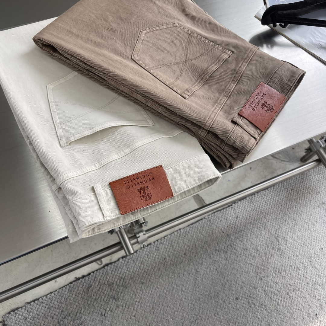 -BC 棉氨混纺修身五口袋牛仔裤意式剪裁与弹性舒适的现代绅士法则」品牌将意大利文艺复兴时期的匠人精神注入