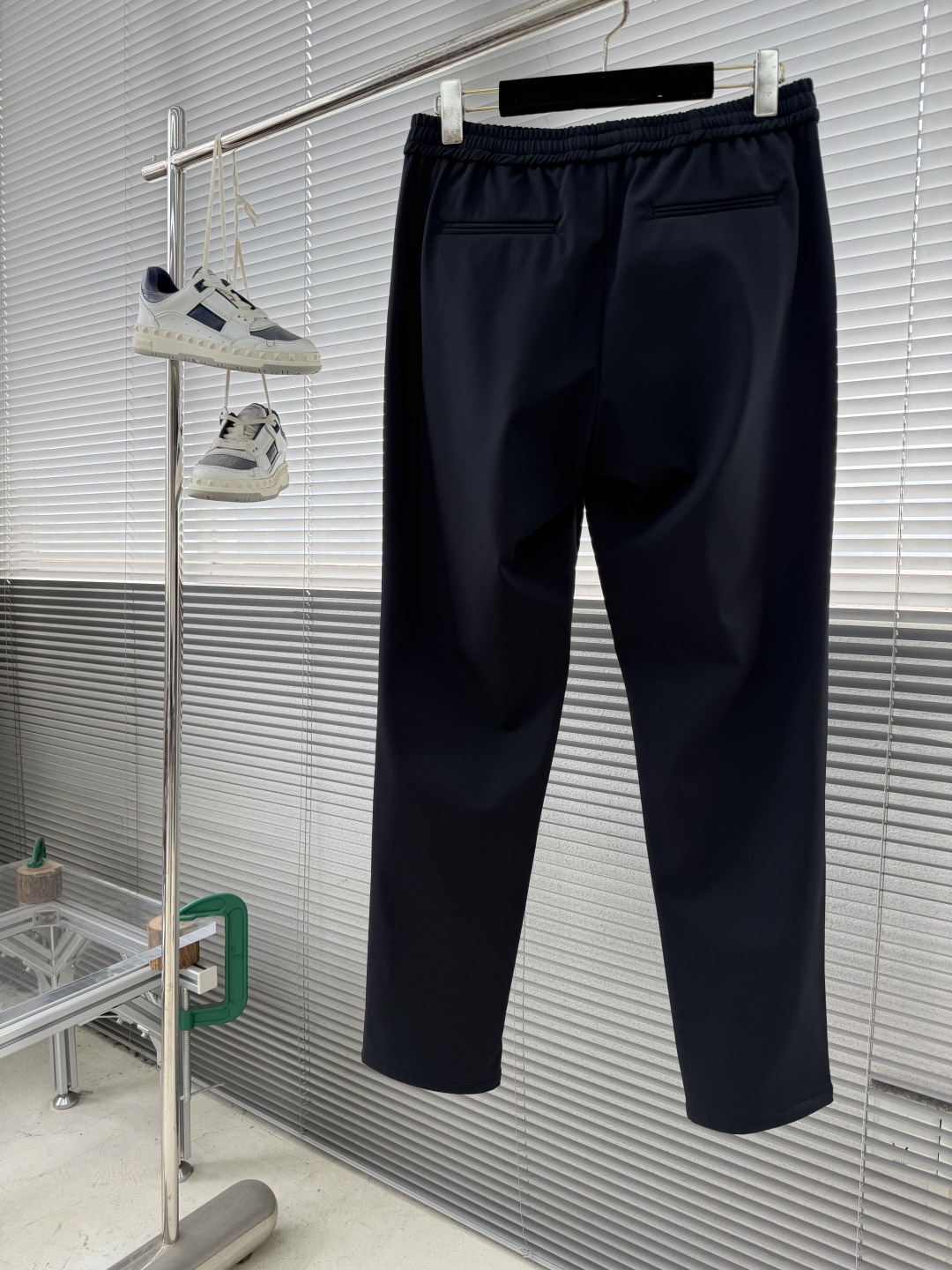 -冬日温暖！保暖系数拉满加厚款复合面料抽绳松紧腰设计休闲长裤Z ZEGB 冬日保暖神裤！加厚复合面料直接