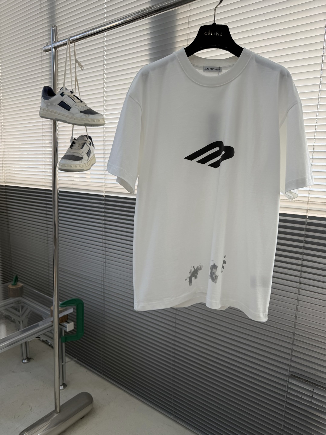 -Balenciag 印花圆领短袖T恤 面料260克新疆棉 提前做过预缩水1×1双纱洗一辈子都不会变形的