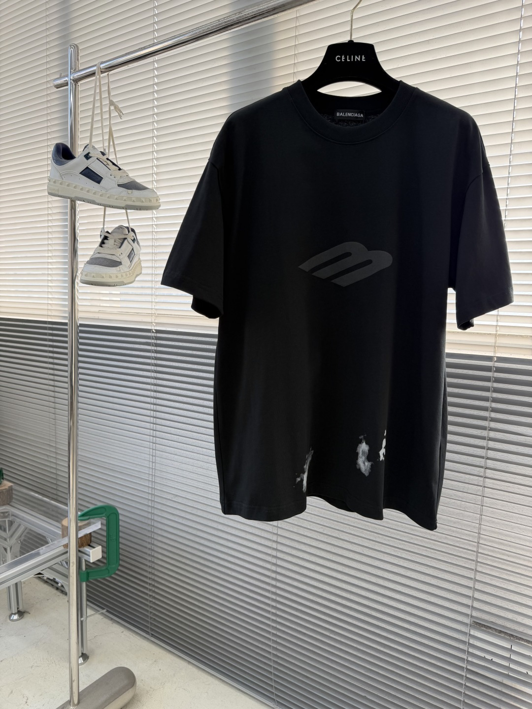 -Balenciag 印花圆领短袖T恤 面料260克新疆棉 提前做过预缩水1×1双纱洗一辈子都不会变形的