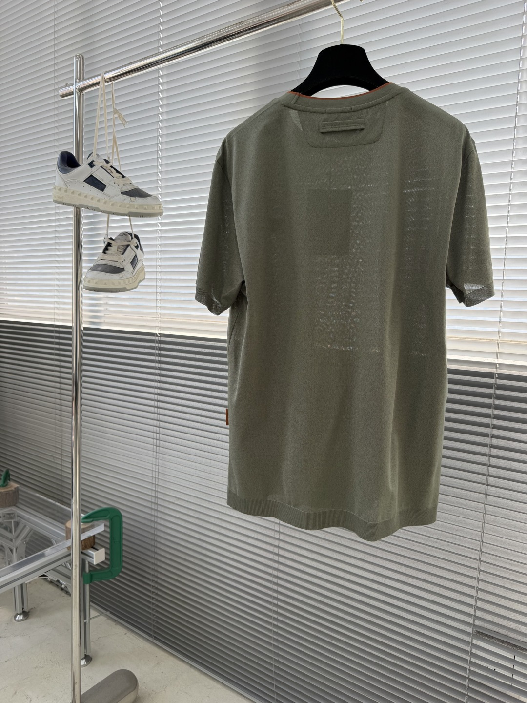 -Z ZEGN 26ss Z家春夏新款花灰起脚平纹短袖 原版定制 轻薄透气 上身丝滑舒适 高端大气，经典