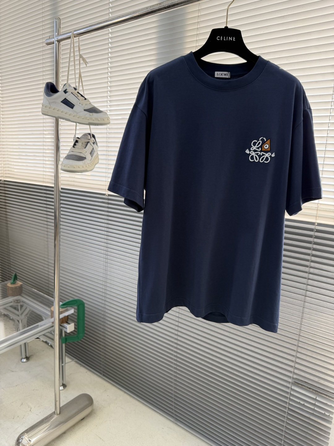 -LOEW 经典刺绣‼️短袖T恤Anagram刺绣 Logo超有辨识度，简约又有质感。高品300g纯棉面