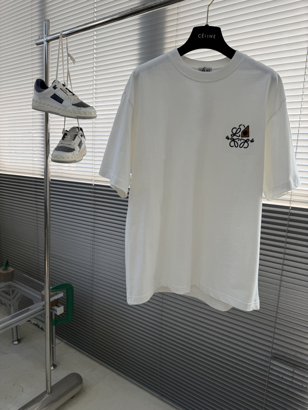 -LOEW 经典刺绣‼️短袖T恤Anagram刺绣 Logo超有辨识度，简约又有质感。高品300g纯棉面