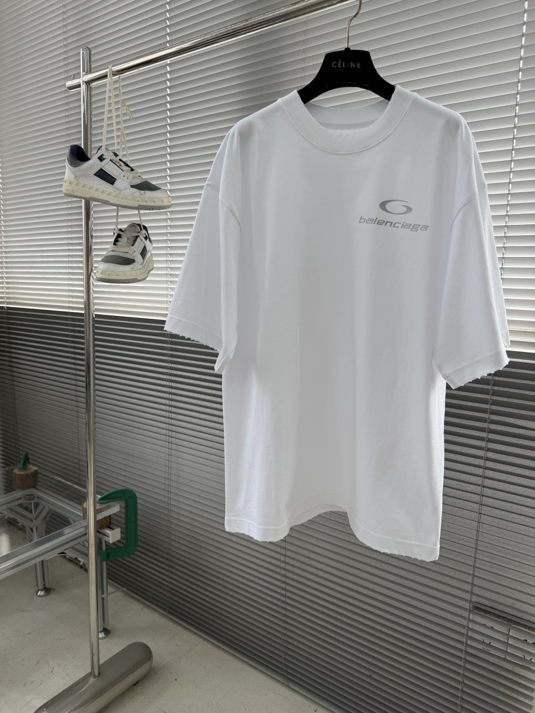 -Balenciag 2026新款原单男士休闲打底短袖T恤！时尚百搭爆款⚠️宽松版型⚠️进口双股纯棉面料
