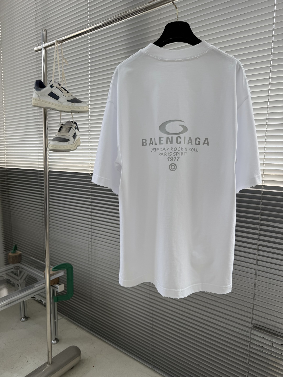 -Balenciag 2026新款原单男士休闲打底短袖T恤！时尚百搭爆款⚠️宽松版型⚠️进口双股纯棉面料