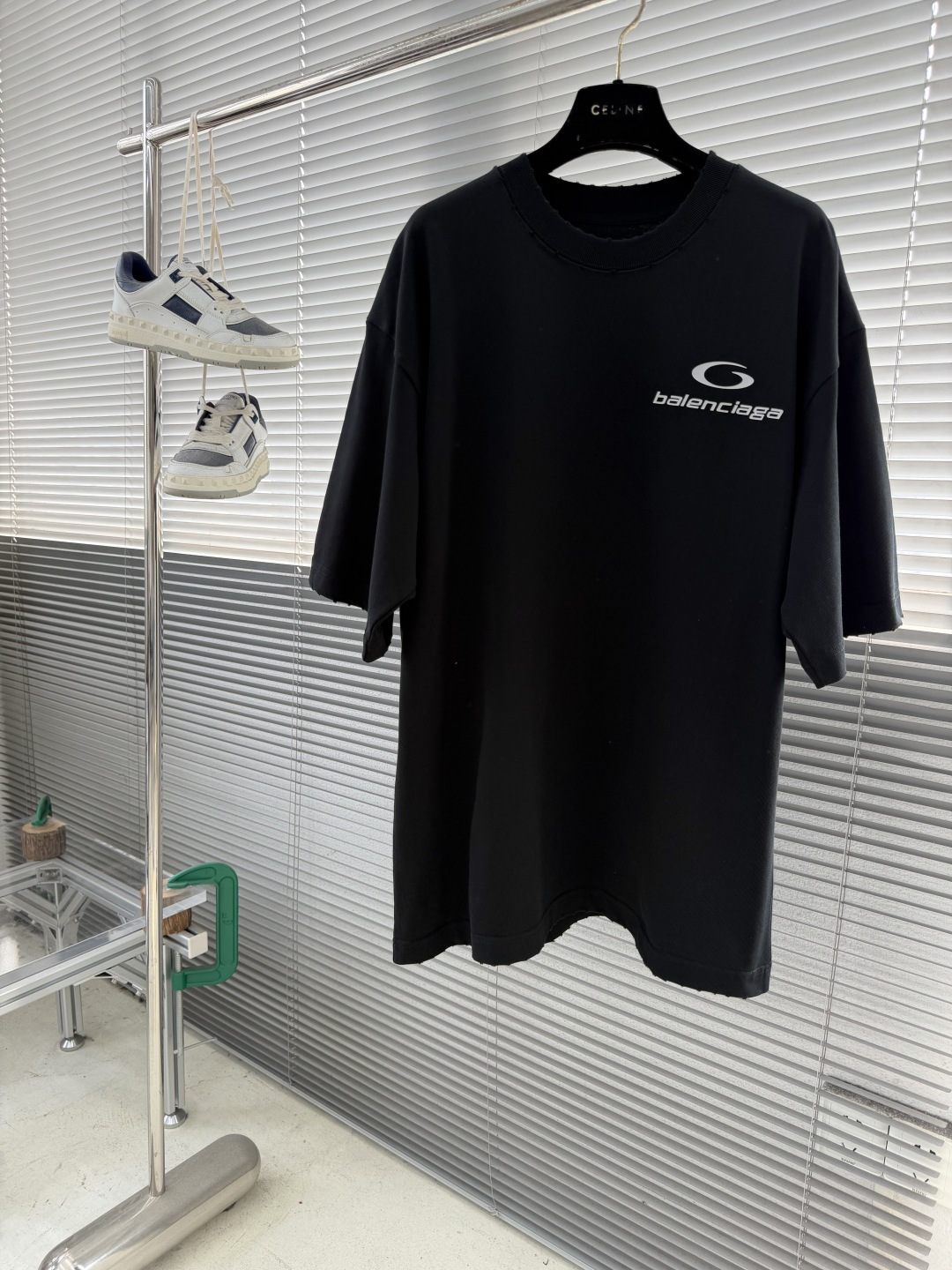 -Balenciag 2026新款原单男士休闲打底短袖T恤！时尚百搭爆款⚠️宽松版型⚠️进口双股纯棉面料