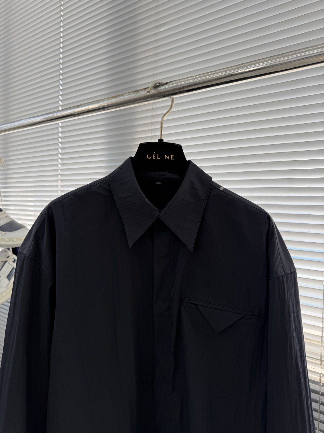 -Bottega Veneta Bv2026ss最新爆款 经典三角折叠口袋 单排扣衬衫外套 码数：48-
