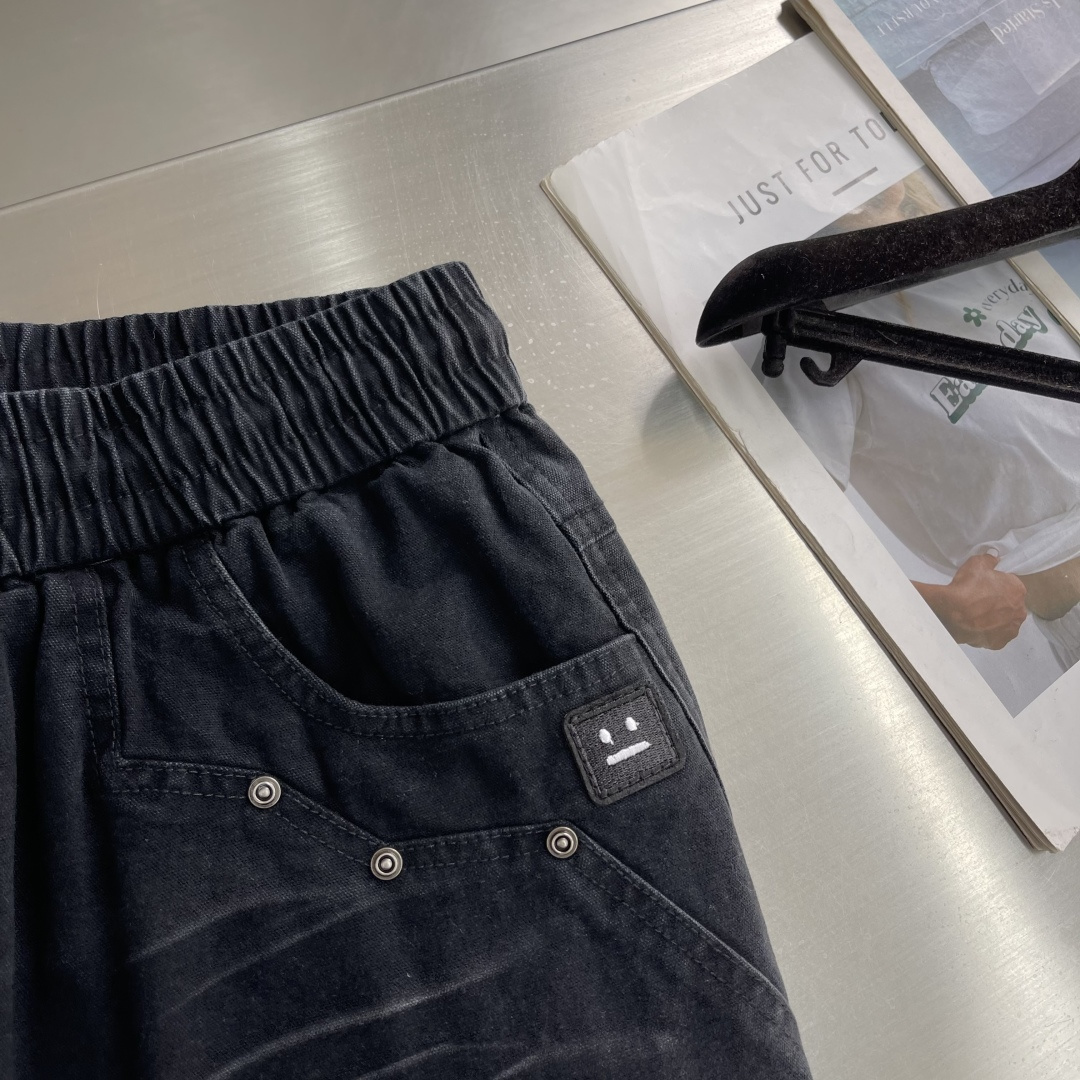 -Acne Studio 26年新款春秋休闲裤裤，采用优质高定面料，纯棉洗水珠帆布 洗水处理后既保持了珠