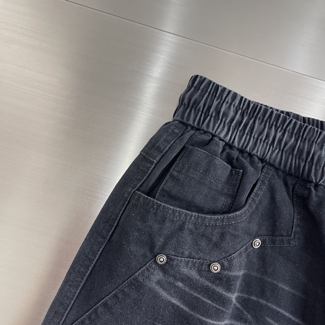 -Acne Studio 26年新款春秋休闲裤裤，采用优质高定面料，纯棉洗水珠帆布 洗水处理后既保持了珠
