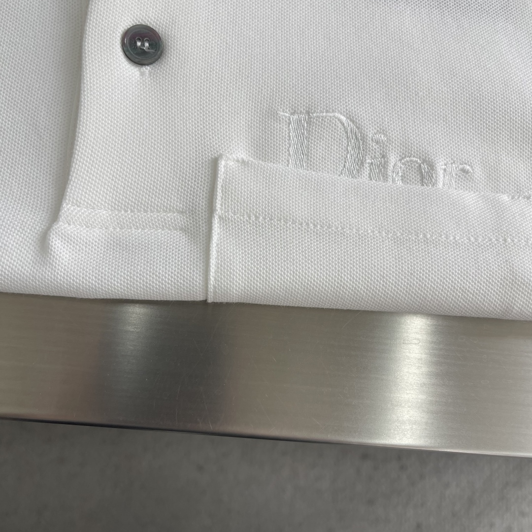 -Dio 26ss新款口袋刺绣高品质棉质POLO短袖尺码：S .M .L .XL衣长 70.5 72 7