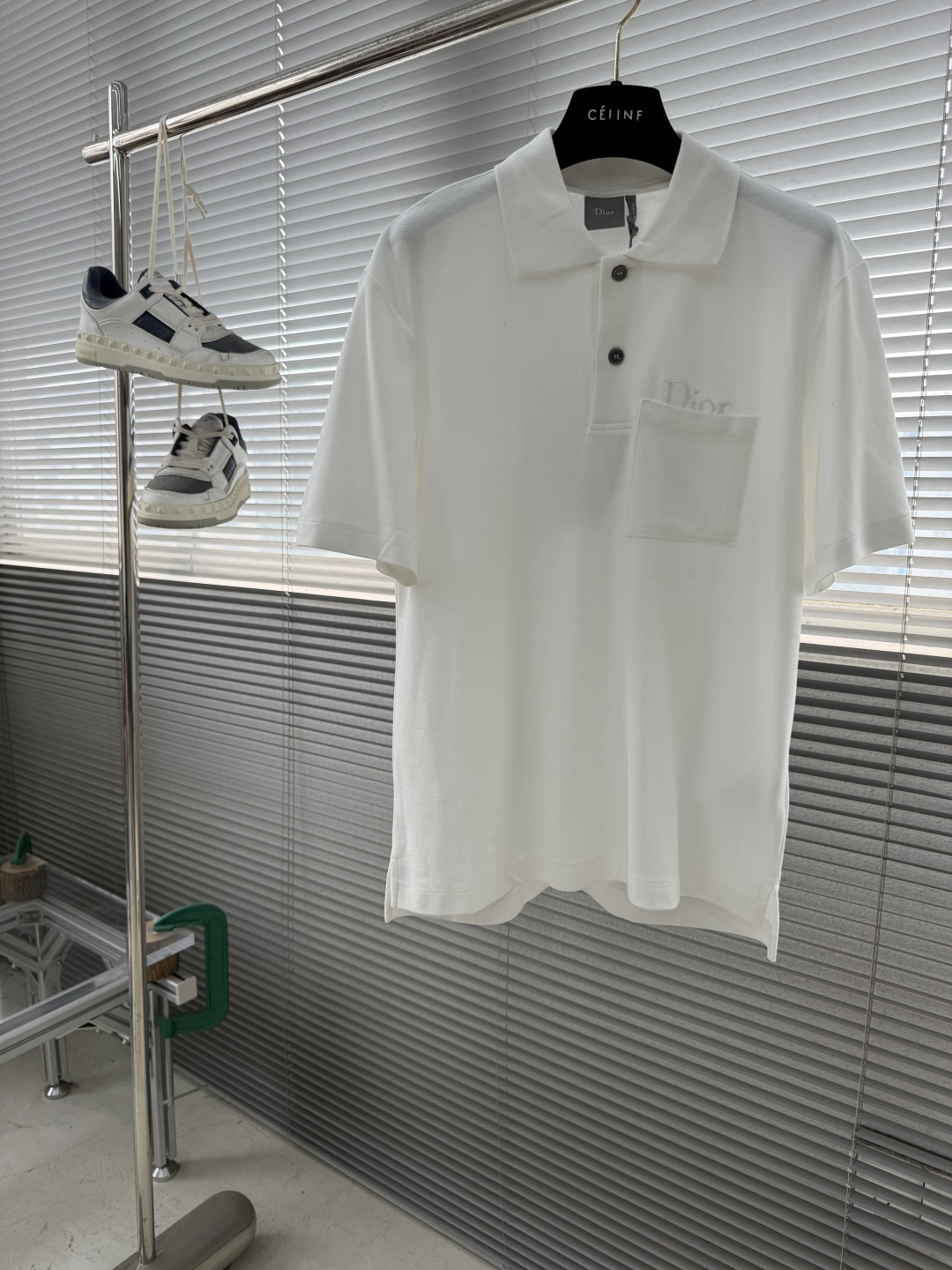 -Dio 26ss新款口袋刺绣高品质棉质POLO短袖尺码：S .M .L .XL衣长 70.5 72 7