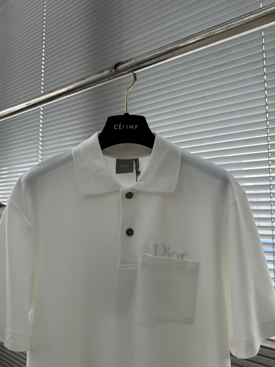 -Dio 26ss新款口袋刺绣高品质棉质POLO短袖尺码：S .M .L .XL衣长 70.5 72 7