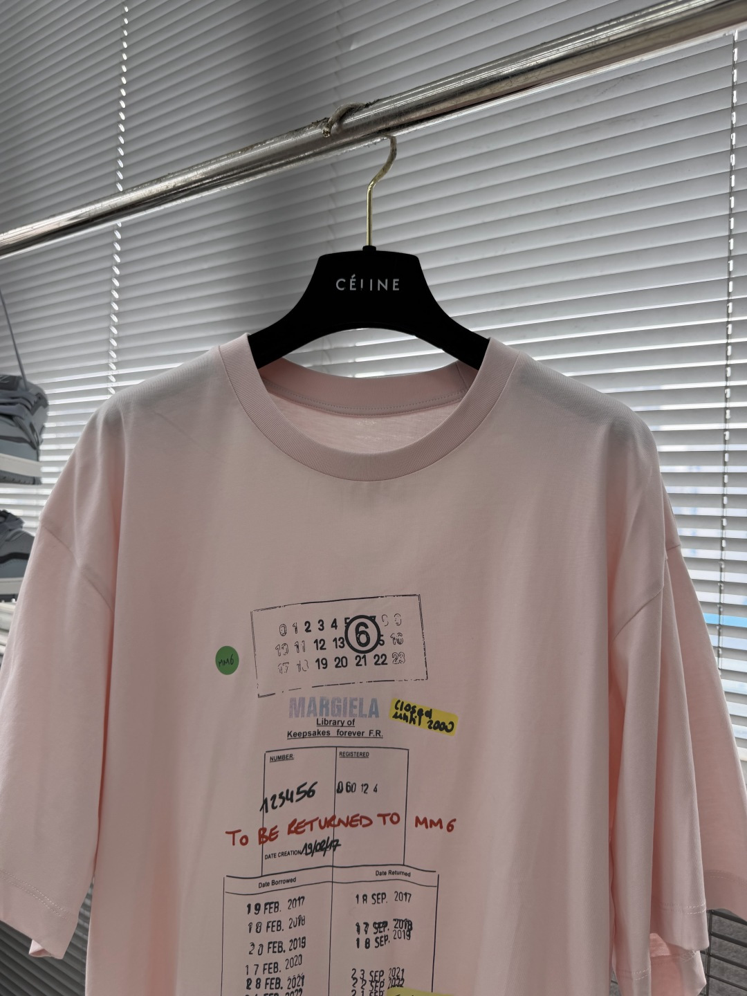 마르지엘라 프린트 크루넥 반팔 티셔츠 2026 SS 48195 이미지 2
