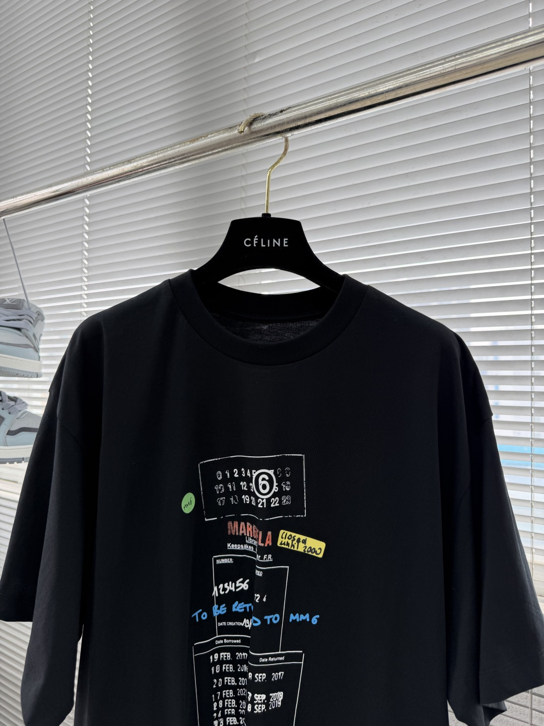 마르지엘라 프린트 크루넥 반팔티셔츠 2026 SS 이미지 2
