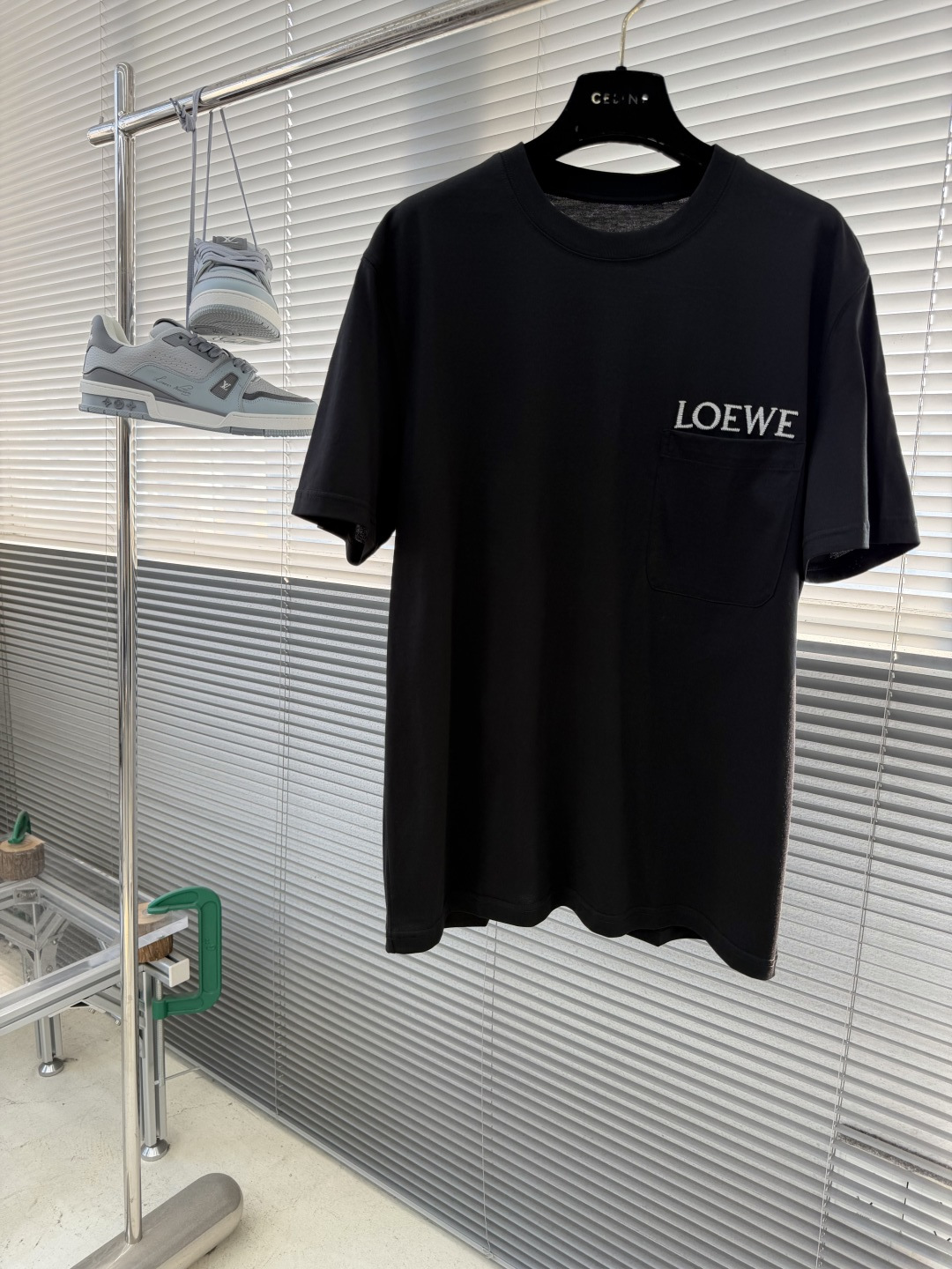 -LOEW 口袋刺绣细节全棉T恤面料质感很好舒适亲肤尺码:S-XXL肩宽4445474850胸围 101