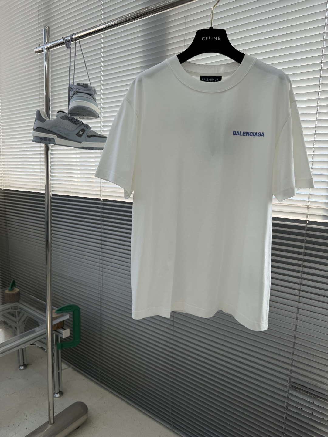 -Balenciag 2026春夏新款首发专柜最新款短袖圆领T恤 高端订制 设计前卫时尚！品牌logo手