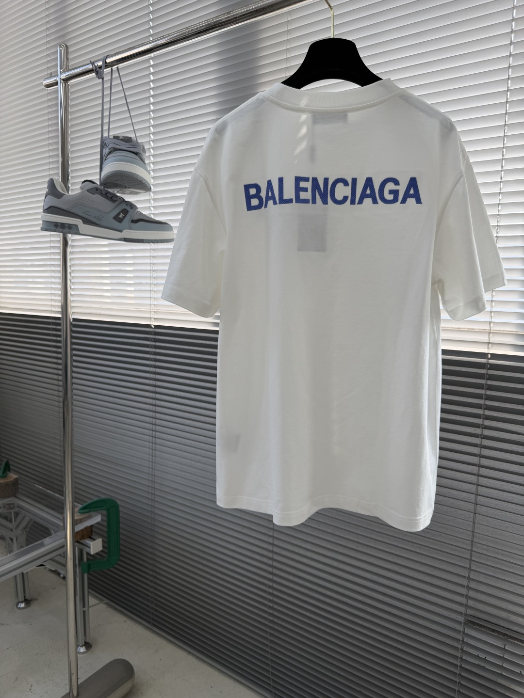 -Balenciag 2026春夏新款首发专柜最新款短袖圆领T恤 高端订制 设计前卫时尚！品牌logo手