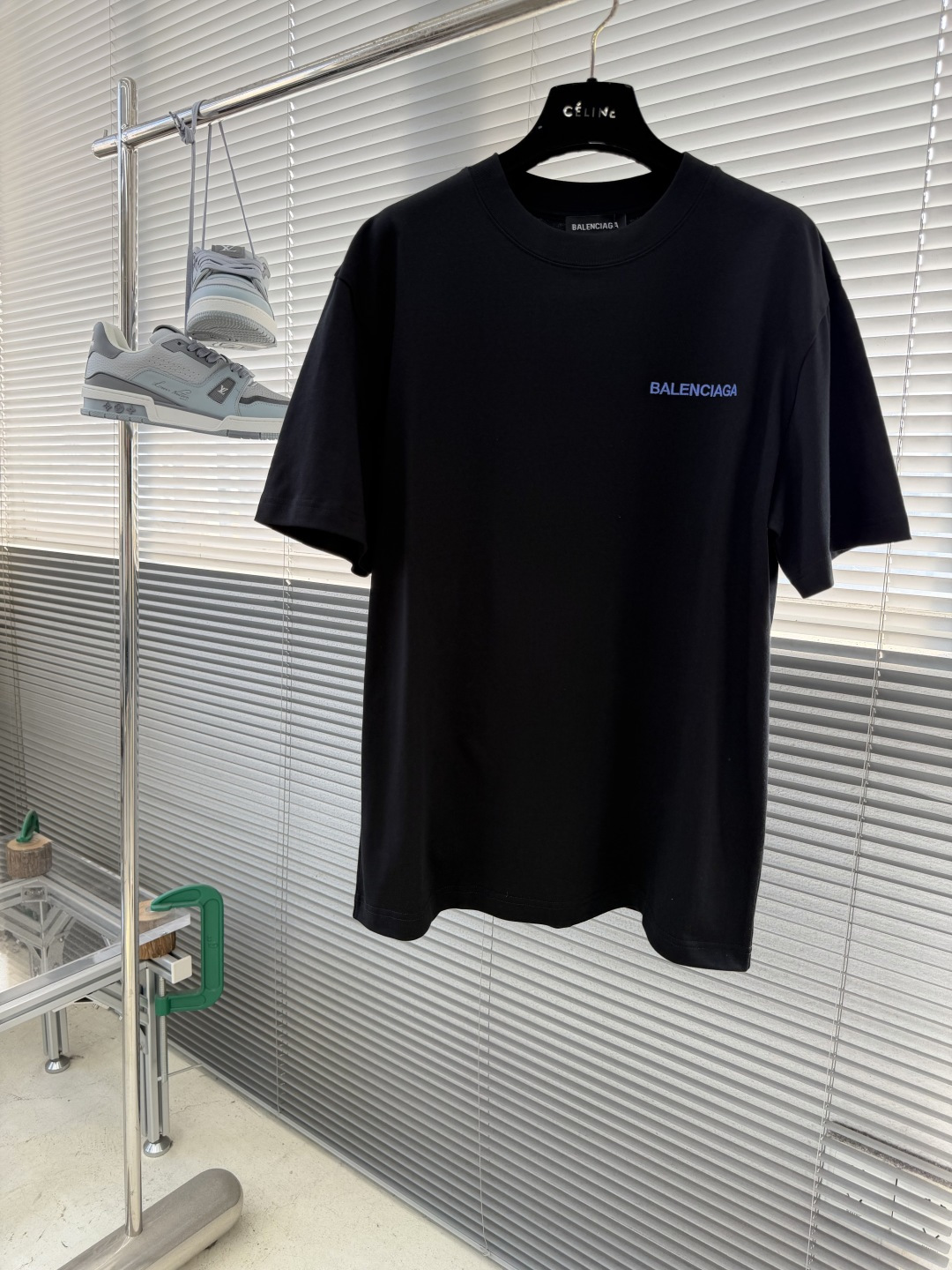 -Balenciag 2026春夏新款首发专柜最新款短袖圆领T恤 高端订制 设计前卫时尚！品牌logo手
