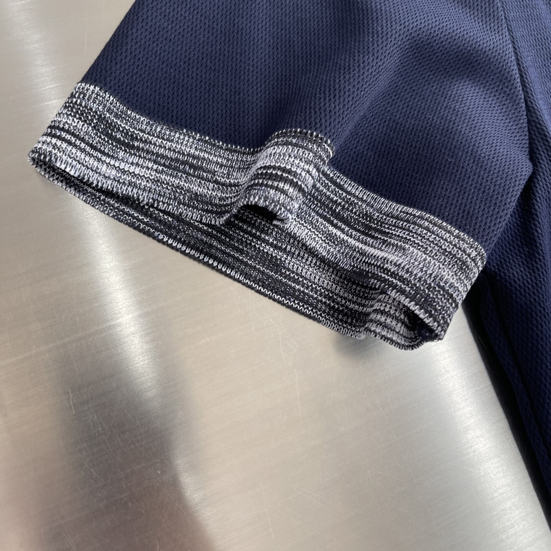 -Loro Piana 王炸来袭 26ss 顶级爆款短袖经典百搭 纯棉面料 舒适透气 经典百搭 码数：4