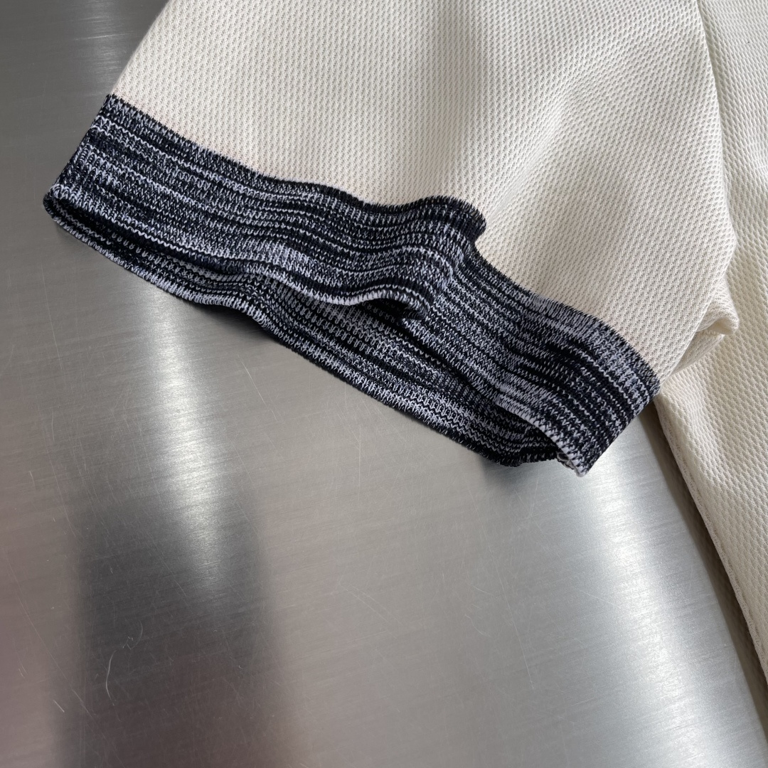 -Loro Piana 王炸来袭 26ss 顶级爆款短袖经典百搭 纯棉面料 舒适透气 经典百搭 码数：4