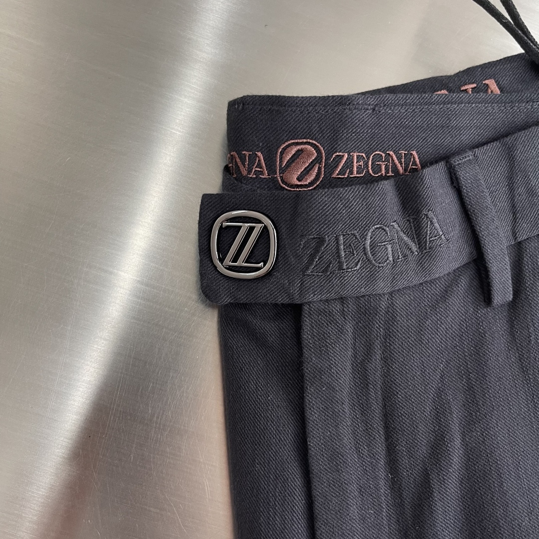 -Z zegn 2026春夏新款休闲西转裤版型：小直筒 （32码裤脚18CM）面料：超柔软棉麻面料 设计