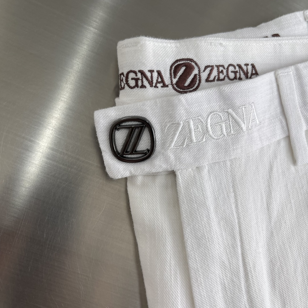 -Z zegn 2026春夏新款休闲西转裤版型：小直筒 （32码裤脚18CM）面料：超柔软棉麻面料 设计