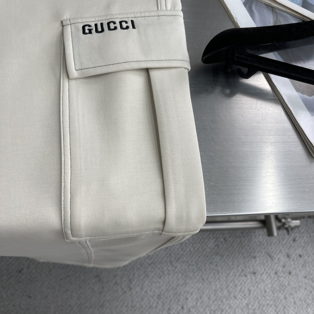 -GUCC 2026SS 新品发售经典休闲工装裤，每年必出的经典系列，全部细节升级版本、按正版1比1拆解